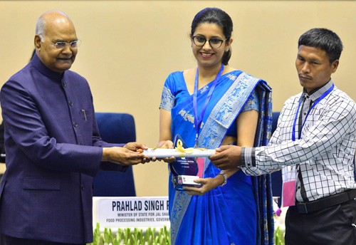 national water award given by president ram nath kovind