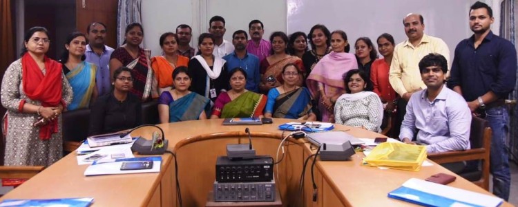 workshop on gandhiji's new training in lu