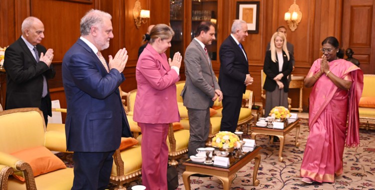 parliamentary delegation from cyprus meets president draupadi murmu