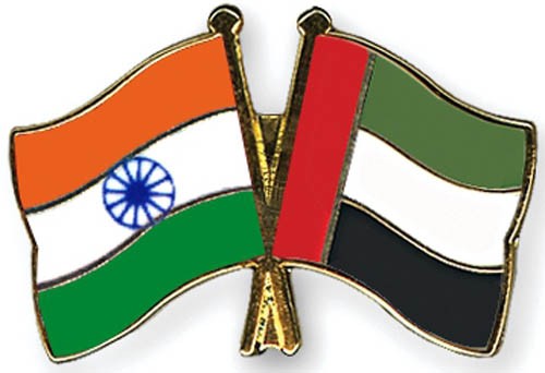 india-uae flag