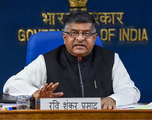 union law minister ravi shankar prasad