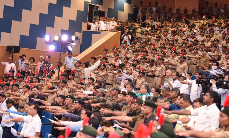 ncc cadets took oath of de-addiction