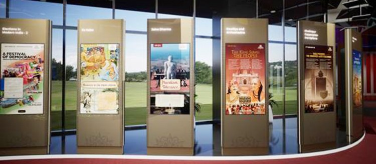 'india: mother of democracy' exhibition in g-20