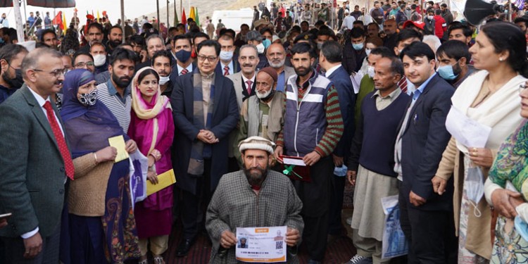 kiren rijiju inaugurated a legal services and awareness camp at astanmarg (dhara)