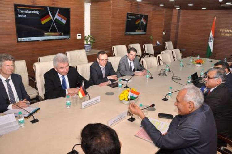 german delegation meets minister of commerce