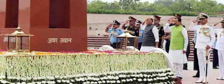 tribute to the martyred soldiers across the country in the kargil war