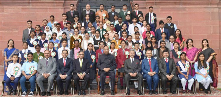 children meet president ramnath kovind