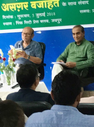 literature dialogues at the pink city press club in jaipur