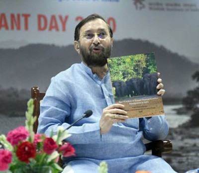 union wildlife minister released booklet on world elephant day