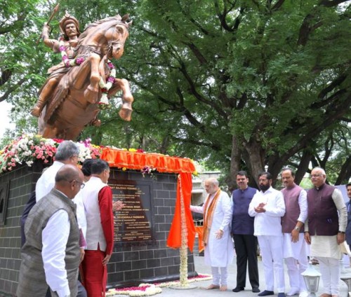 statue of shrimant bajirao peshwa in nda