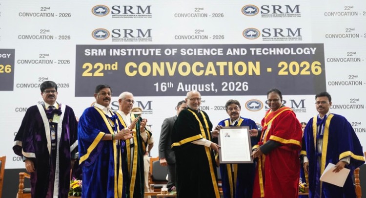 medals and degrees awarded at srmist convocation