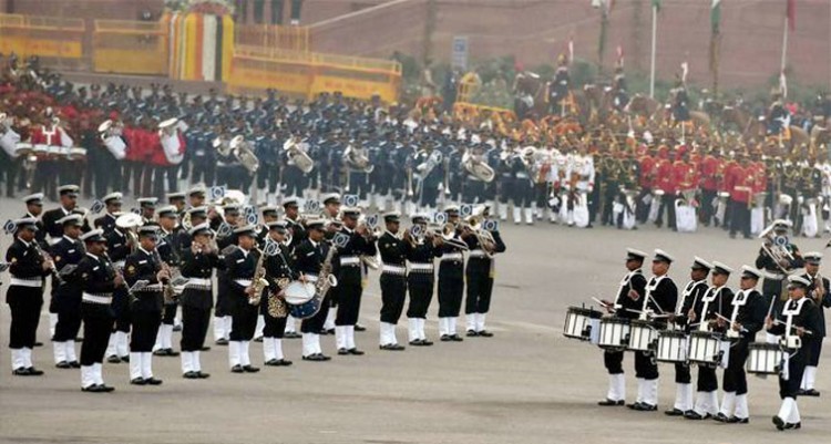 best music band parade on moscow's red chowk