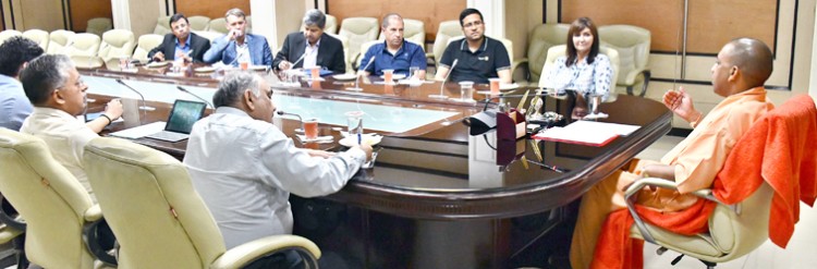 walmart international and flipkart group delegation presented the chief minister
