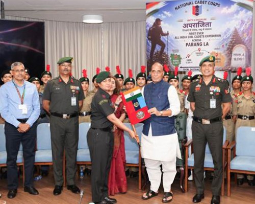 ncc's arduous trek 'aparajita' begins