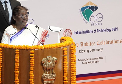 president address at the iit delhi diamond jubilee celebrations