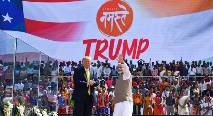 namasteytrump event at motera stadium