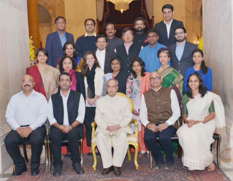 ashoka fellows group meets president