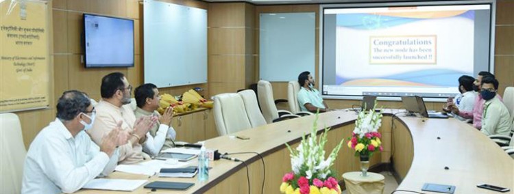 minister of state rajiv chandrashekhar launched the first internet exchange in uttarakhand