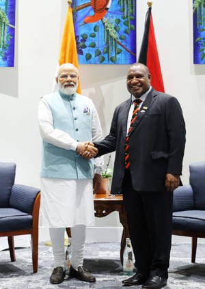 prime minister modi and james marape