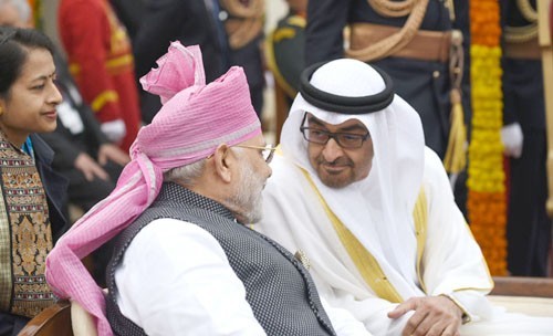 pm narendra modi and uae's crown prince