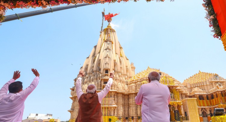 grand puja and kumbhabhishek at somnath temple