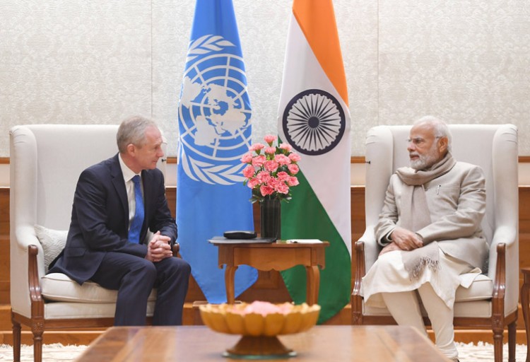 the president of the united nations general assembly met pm modi