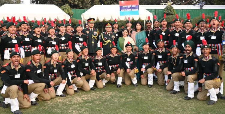the army chief was delighted after witnessing the ncc republic day camp