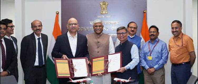 agreement between the ministry of tourism and air india