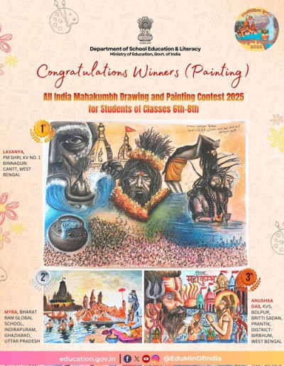 results of maha kumbh painting competition declared