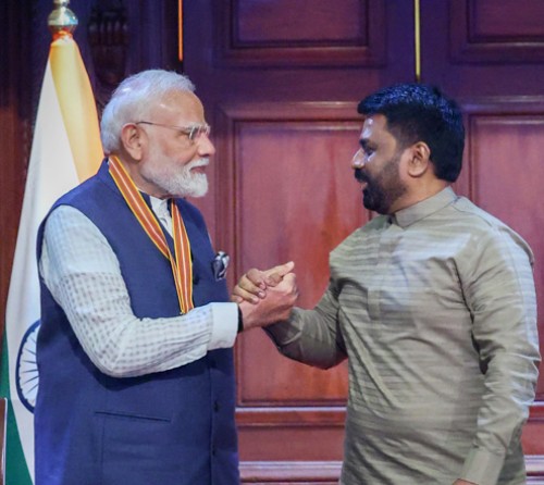 pm narendra modi and president anurakumar dissanayake