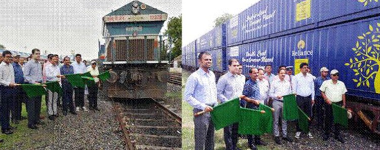 railway, double stack dwarf container service