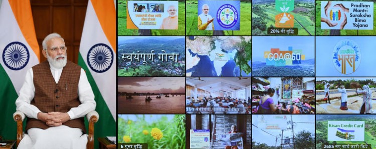 pm interaction with beneficiaries and stakeholders of aatmanirbhar bharat swayampurna goa