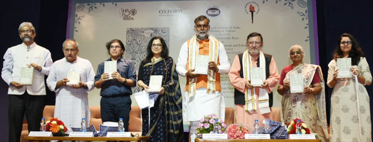 prahalad singh patel launching the diary of manu gandhi