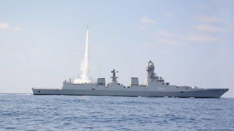 navy's first missile firing practice successful
