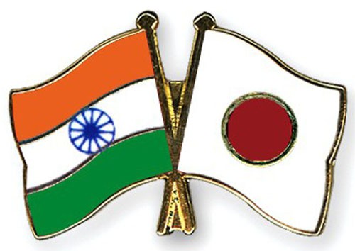india and japan flag