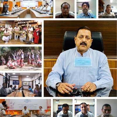 dr. jitendra singh addressing the bamboo webinar
