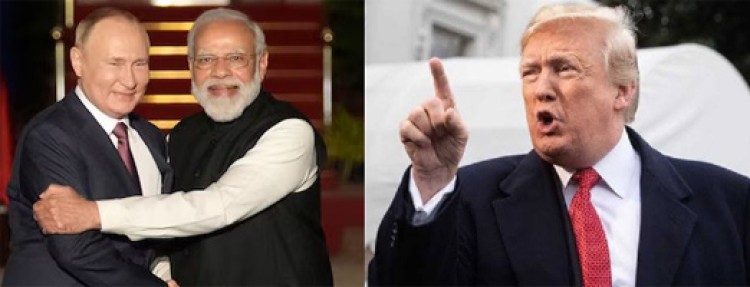 putin modi and trump (file photo)