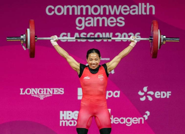 mirabai chanu's spectacular performance at the commonwealth games