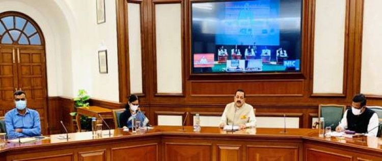 minister of state for personnel interacts with senior officers of jkas