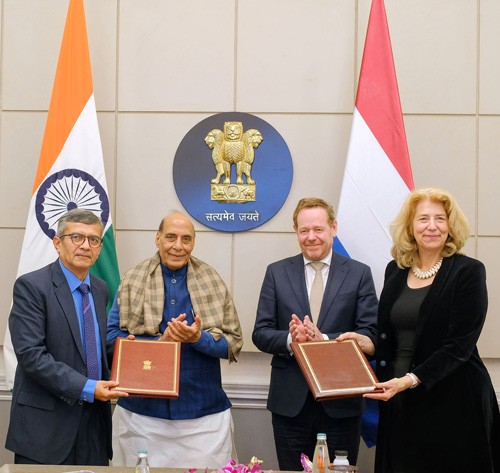 india and the netherlands have signed agreements on defense cooperation.