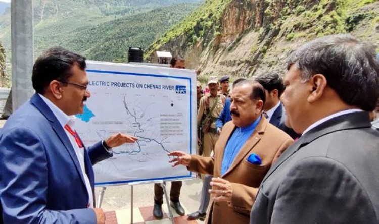 mos witnesses progress of hydropower projects in jammu-kashmir