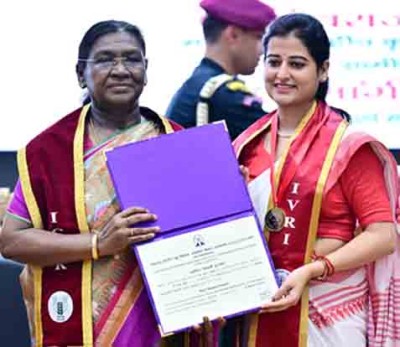 convocation at indian veterinary research institute, bareilly
