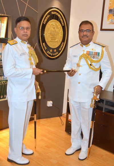 rear admiral kp aravindan and rear admiral b shivakumar