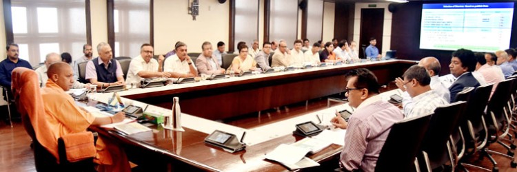 presentation of development progress in aspiring districts