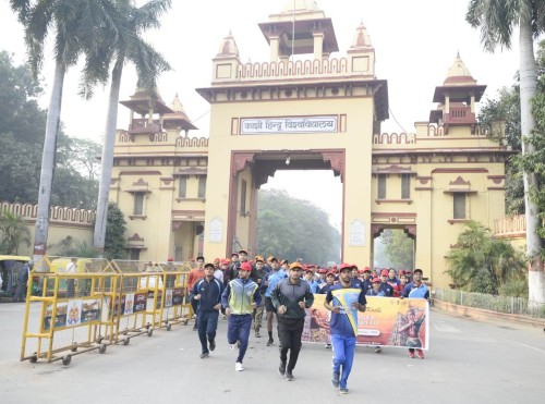 marathon at banaras hindu university campus
