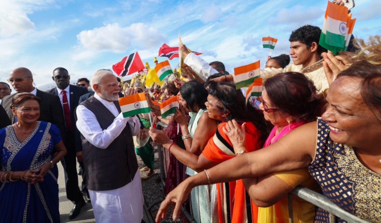 modi dominates trinidad and tobago