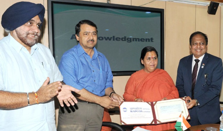 wapcos, minister of dividends and share certificates presented