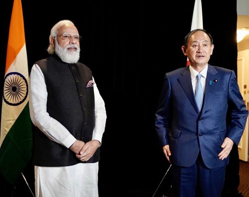 pm narendra modi and pm of japan suga yoshihide