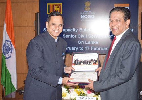 capacity building of sri lankan administrators in india completed