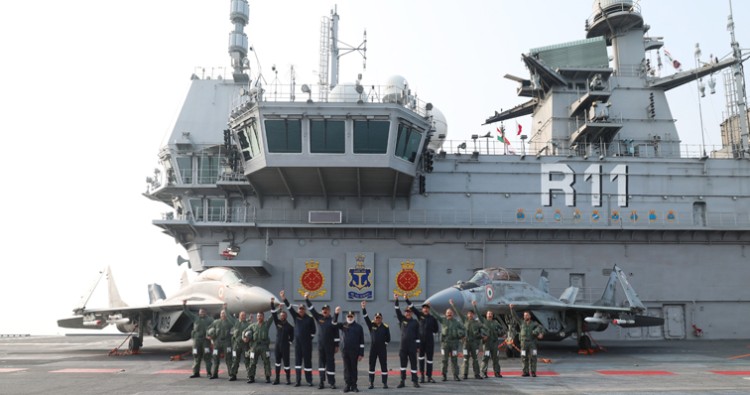 prime minister celebrates grand diwali onboard ins vikrant